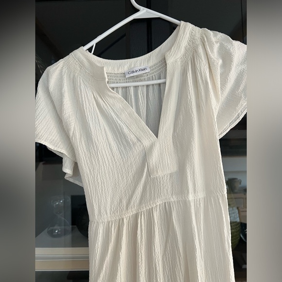 White Calvin Klein Maxi Dress - Picture 3 of 5